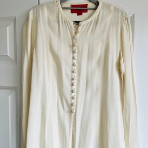 Beige Emanuel Ungaro Blouse Size 14